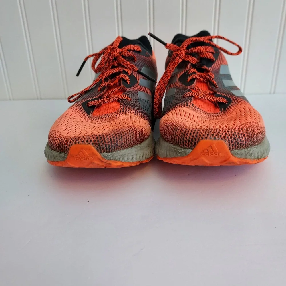 Adidas Men's Aerobounce‎ ST Running Shoes Mens 7 Neon Orange Black Trainers